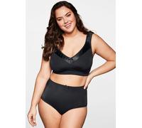 Bügelloser BH SHEEGO, Damen, Gr. 125, Cup E, schwarz, 75% Polyamid, 15% Baumwolle, 10% Elasthan, BHs (69146654-125) schwarz