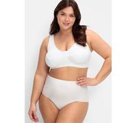 Bügelloser BH SHEEGO, Damen, Gr. 90, Cup G, weiß, 90% Baumwolle, 6% Elasthan, 4% Polyamid, BHs (82965856-90) weiß