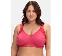 Bügelloser BH SHEEGO, Damen, Gr. 95, Cup C, lila (orchidee), 95% Baumwolle, 5% Elasthan, BHs (24515747-95) orchidee