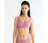 Bügelloser BH SLOGGI "ZERO Feel 2.0", Damen, Gr. L, N-Gr, lila, Single Jersey, Obermaterial: 76% Polyamid, 24% Elasthan, BHs, atmungsaktive, herausnehmbare Pads, fester Halt, verstellbare Träger (7461