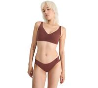 Bügelloser BH SLOGGI "ZERO Feel 2.0 Soft bra", Damen, Gr. L, N-Gr, braun (burnt henna), Single Jersey, Obermaterial: 76% Polyamid, 24% Elasthan, BHs Bügelloser BH, nahtlos und unsichtbar (56938858-L)