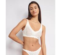 Bügelloser BH SLOGGI "ZERO Feel Bliss Soft bra" Gr. XL, N-Gr, weiß (silk white) Damen BHs (71900409-XL) silk white