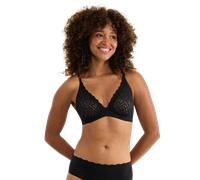 Bügelloser BH SLOGGI "ZERO Feel Bliss THE UP P Bra", Damen, Gr. XL, N-Gr, schwarz, Spitze, Obermaterial: 76% Polyamid, 24% Elasthan, BHs, unsichtbar mit Spitzenoptik (56267246-XL) schwarz