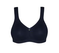 Bügelloser BH SUSA "BH ohne Bügel Capri", Damen, Gr. 85, Cup B, blau (twilight), Stoff, Obermaterial: 75% Polyamid PA. 19% Elasthan EL. 6% Baumwolle CO., BHs (21234163-85) twilight