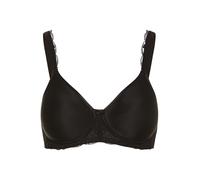 Bügelloser BH SUSA "BH ohne Bügel Porto", Damen, Gr. 80, Cup B, schwarz, Stoff, Obermaterial: 50% Polyester PES. 38% Polyamid PA. 12% Elasthan EL., BHs (30822465-80) schwarz