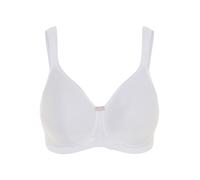 Bügelloser BH SUSA "BH ohne Bügel Porto", Damen, Gr. 80, Cup E, weiß, Stoff, Obermaterial: 43% Polyester PES. 41% Polyamid PA. 16% Elasthan EL., BHs (18341827-80) weiß