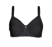 Bügelloser BH SUSA "BH ohne Bügel Santorin", Damen, Gr. 85, Cup B, schwarz, Stoff, Obermaterial: 42% Polyamid PA. 16% Elasthan EL., BHs (94248955-85) schwarz