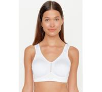 Bügelloser BH SUSA "Cremona", Damen, Gr. 85, Cup C, weiß, Obermaterial: 65% Polyamid, 28% Elasthan, 7% Polyester, gestreift, bequem, BHs, Stützfunktion, vorgeformte Cups, Streifenoptik vorn (56132834-