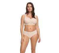 Bügelloser BH SUSA "Lagos", Damen, Gr. 80, Cup E, beige (sand), Obermaterial: 64% Polyamid, 22% Baumwolle, 14% Elasthan, BHs, Spitze, genähte Cups, elastisch, breite Träger (81606413-80) sand