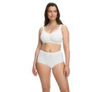 Bügelloser BH SUSA "Sevilla", Damen, Gr. 100, Cup C, ivory, Obermaterial: 70% Polyamid, 30% Elasthan, BHs Bügelloser BH, florale Spitze, vorgeformte Cups, blickdicht, Microfaser, nahtlos (40983402-100