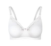 SUSA Baumwoll BH Damen ohne Bügel Cotton I Damen-BHs mit genähten Cups I 100 % Baumwolle I Tolles Hautgefühl, hoher Tragekomfort l Dekorative Spitzen
