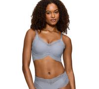 Bügelloser BH TRIUMPH "Lift Smart P EX", Damen, Gr. 1, N-Gr, blau (eggshell blau), Spitze, Obermaterial: 47% Polyamid, 29% Polyester, 24% Elasthan, unifarben, BHs Bügelloser BH, mit Stretch-Spitze und