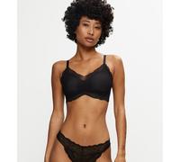 Bügelloser BH TRIUMPH "Lift Smart P EX", Damen, Gr. 1, N-Gr, schwarz, Spitze, Obermaterial: 47% Polyamid, 29% Polyester, 24% Elasthan, unifarben, BHs, mit Stretch-Spitze und Push-Up-Effekt (18731418-1