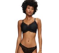 Bügelloser BH TRIUMPH "Lift Smart P EX", Damen, Gr. 5, N-Gr, schwarz, Spitze, Obermaterial: 47% Polyamid, 29% Polyester, 24% Elasthan, unifarben, BHs, mit Stretch-Spitze und Push-Up-Effekt (18731418-5