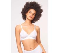 Triumph Bügelloser BH Microfun N, aus Microfaser 85, Cup D weiß Damen BHs ohne Bügel Damenwäsche 85, Cup D weiß