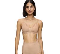 Triumph Bügelloser BH Modern Lace+Cotton – Microtouch, Spitze – 85D neutral beige