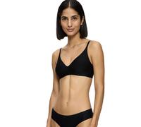 Bügelloser BH TRIUMPH "Pure Micro N", Damen, Gr. 80, Cup D, schwarz, Single Jersey, Obermaterial: 74% Polyamid, 26% Elasthan, clean, unifarben, Basic, BHs, nahezu unsichtbar (46353832-80) schwarz