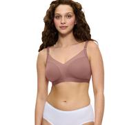 Bügelloser BH TRIUMPH "Shape Smart", Damen, Gr. 1, N-Gr, braun (toasted almond), Microtouch, Obermaterial: 69% Polyamid, 31% Elasthan, unifarben, BHs Bügelloser BH, glättend, vorgeformte Cups, weich u