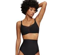 Bügelloser BH TRIUMPH "Shape Smart P", Damen, Gr. 3, N-Gr, schwarz, Microtouch, Obermaterial: 51% Polyamid, 25% Polyester, 24% Elasthan, unifarben, BHs, glättend, wattiert, tiefer V-Ausschnitt, formen