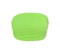 Bügelloser BH URBAN CLASSICS "Urban Classics Damen Ladies Neon Bandeau Top", Damen, Gr. XS, Cup 0, neongrün, 95% Baumwolle, 5% Elasthan, BHs (99382761-XS) neongrün