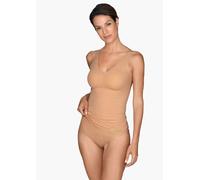 Bügelloses, glattes BH-Hemd braun XS