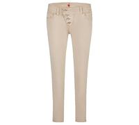 Buena Vista Damen Jeans, Beige, 4-Knopf-Verschluss, Slim Fit (DE/NL/SE/PL, Alphanumerisch, M, beige)