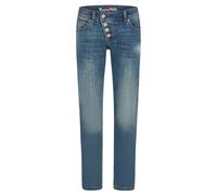 Buena Vista Damen Jeans Hose Malibu Cropped (DE/NL/SE/PL, Alphanumerisch, M, Regular, Regular, Light Blue)