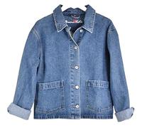 Buena Vista Damen Jeans Jacke Boxy stretch denim (mid denim) Größe M