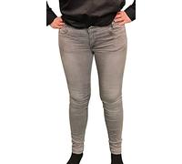 Buena Vista Damen Jeans Kim-Zip Stretch Denim (S, grau)