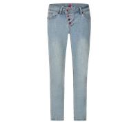 Buena Vista Malibu Cropped Stretch Denim Light Blue - XS