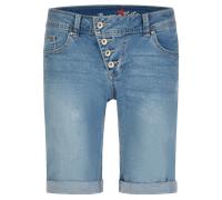Buena Vista Damen Malibu-Short Cozy Denim (DE/NL/SE/PL, Alphanumerisch, S, Regular, Regular, Charming Blue)