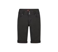 Tummyless-Short stretch twill Schwarz XS