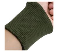 Bündchen Strickbündchen 2 Teile/los Dicken Elastischen Rippenstoff for Nähen Ärmel Hosen Manschette Kleidung DIY Zubehör for Erwachsene Kinder Kleidung Hand für Jacken Mantel Lederjacke(Green,W8XL10cm