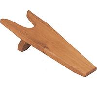 Bürstenhaus Redecker | 380025 | Schuhauszieher | Stiefelknecht Extra Stabil | Geöltes Eichenholz | Größe: 40cm | Farbe: Braun