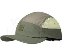 BUFF®| Kappe 5 Panel Go Männlich Weiblich Erwachsene Flexibel, UPF50, Verstellbar, Nachhaltig, Leicht, Laufen, Recycelte Materialien, Komfortabel, S/M, Vert Khaki