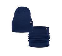 BUFF® Bundle Knitted Mütze Lilon Midnight und Knitted Neckwarmer Lilon Midnight Einzelgröße Erwachsene