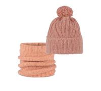BUFF® Bundle Knitted Mütze Nerla Crimson und Knitted Neckwarmer Nerla Crimson Einzelgröße Erwachsene