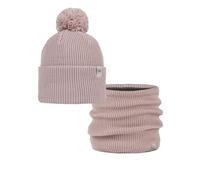 Buff® Bundle Knitted Mütze Renvi Rosewood und Knitted & Fleece Neckwarmer Renvi Rosewood Einzelgröße Erwachsene