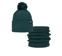 Buff® Bundle Knitted Mütze Renvi Silversage Verde und Knitted & Fleece Neckwarmer Renvi Silversage Verde Einzelgröße Erwachsene