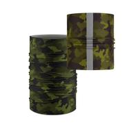 BUFF® Bundle Neckwarmer Dog Collection Original EcoStretch drucken Militar Einzelgröße und Dog Neckwear drucken Militar S/M Erwachsene