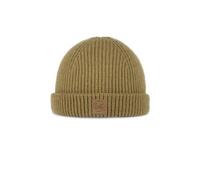 Buff Clum Knitted Beanie Junior brindle brown