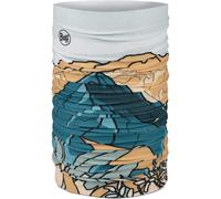 Buff®| Schlauchschal CoolNet UV® Flexibel, UPF 50 Schutz, leicht, elastisch, recyceltes Material, Sport, Sommer, Herren, Damen, Einheitsgröße, Nationalpark Weiß