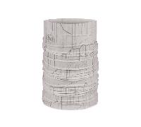 BUFF®| Schlauchschal CoolNet UV® Männlich Weiblich Erwachsene Flexibel, UPF50-Schutz, leicht, dehnbar, recyceltes Material, Sport, Sommer, Einheitsgröße, Gris