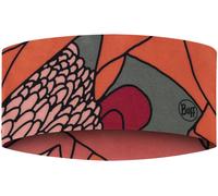 Buff Stirnband CoolNet UV® Wide ARAMAY POPPY – UPF50 Schutz, Rot, Einheitsgröße