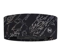 Buff CoolNet UV® Wide Stirnband Unisex-schwarz
