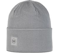 unisex buff crossknit beanie grau