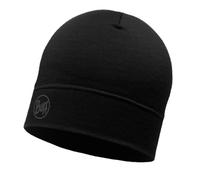 Lightweight Merino Wool Hat, solid black solid black