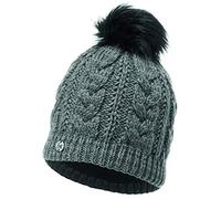 Buff Damen Mütze Knitted und Polar Darla, Grey Pewter, One Size, 116044.906.10.00