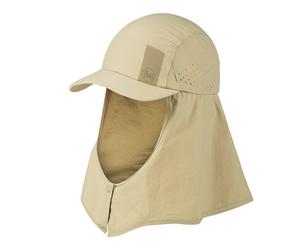 Buff Desert Cap Kappe Sonnenhut solid birch grey Größe S/M Farbgruppe beige beige Damen Hauptmaterial: 100% Nylon | Kappe: 100% Nylon | Schirm: 100% Nylon | Schweißband: 51% Nylon, 31% Polyester, 18% 