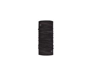 Buff DryFlx tube scarf black reflective